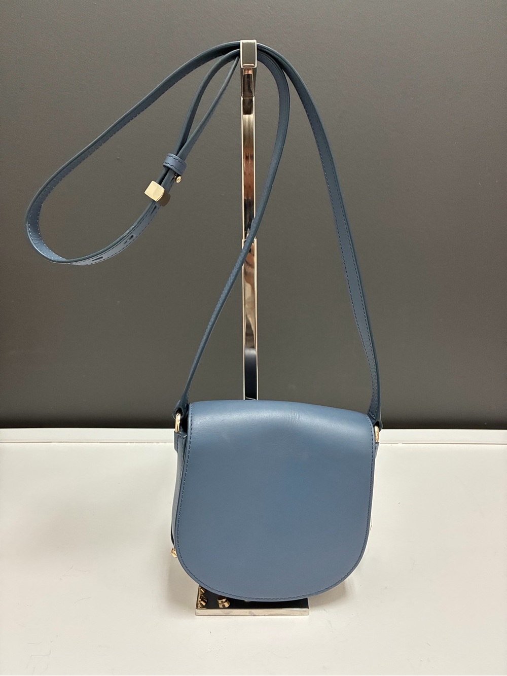 Alexander Wang Classic Blue Leather Crossbody Bag